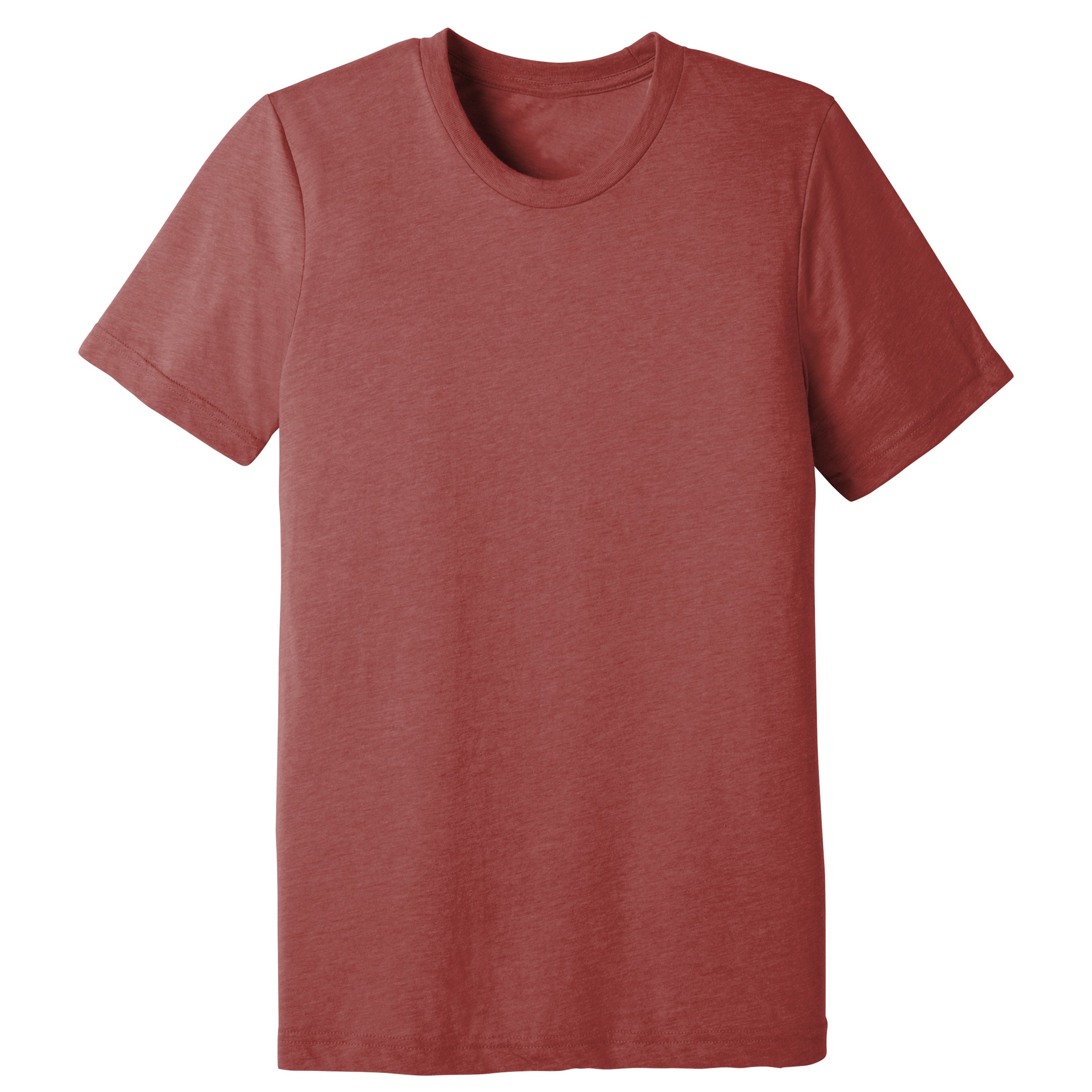 AF Triblend Crew Neck in Brick — soft gender neutral androgynous basics