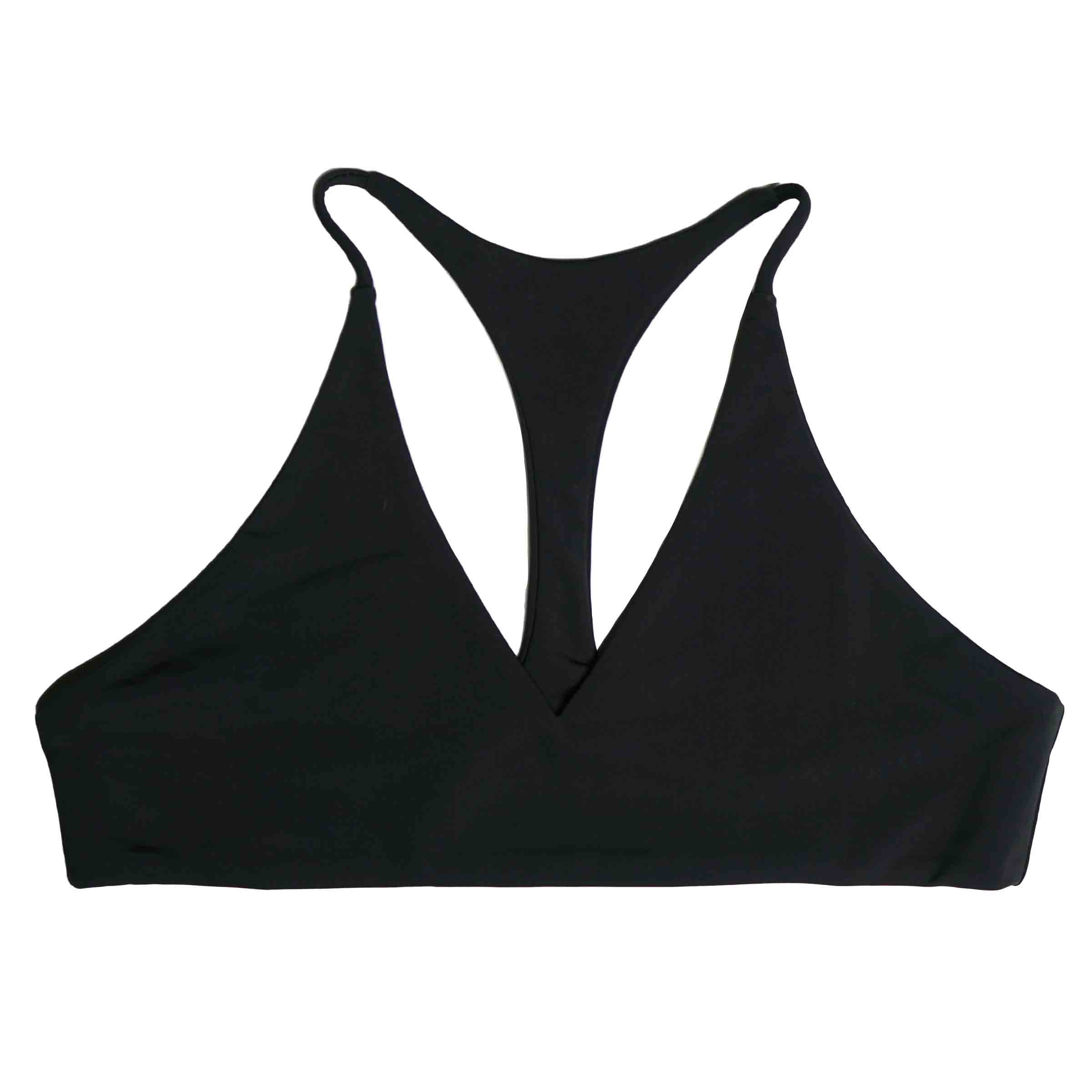 AF Black Swim Topper — gender neutral queer swimwear for non-binary and gender-fluid style