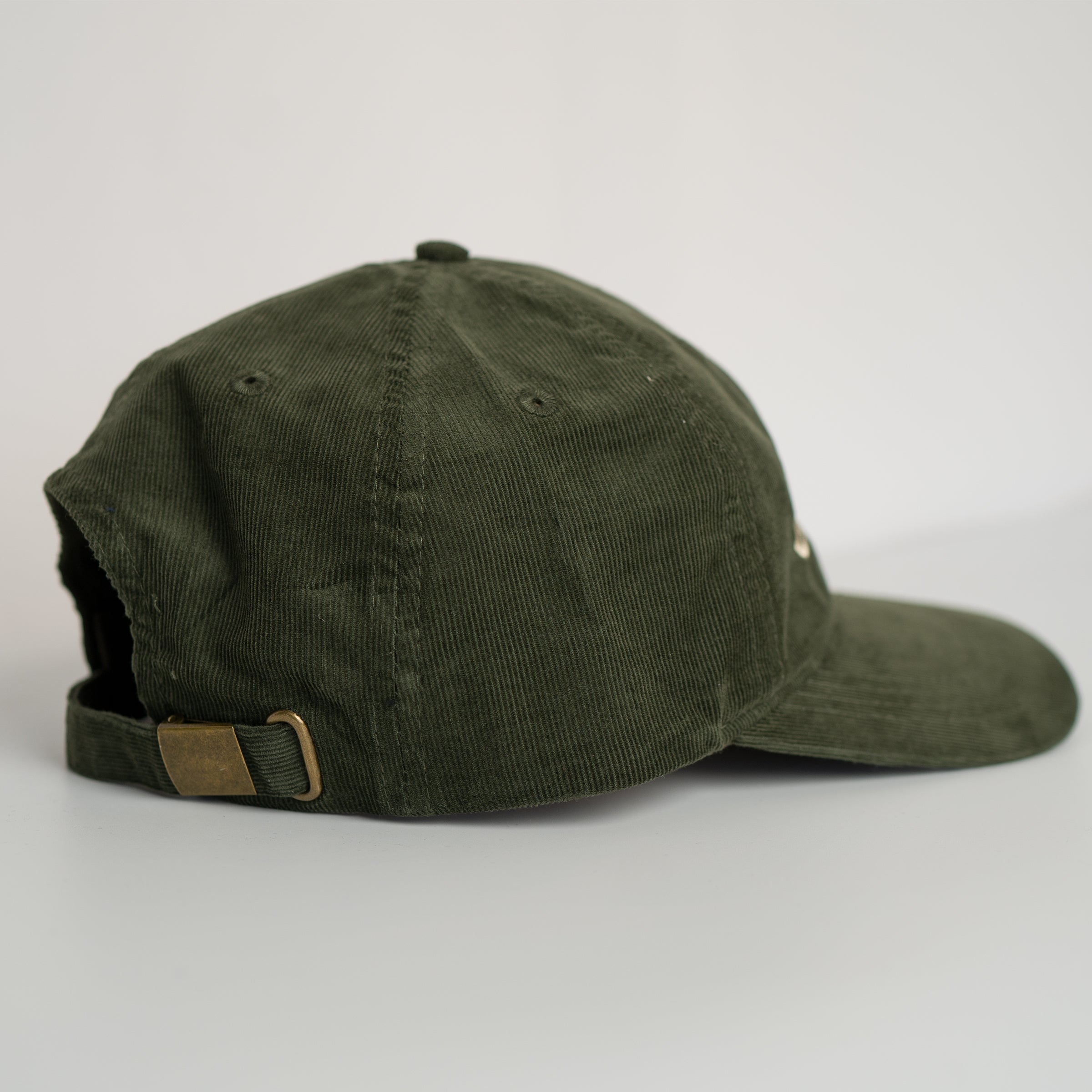 I Woke Up This Gay corduroy hat in Army — androgynous LGBTQ+ accessory