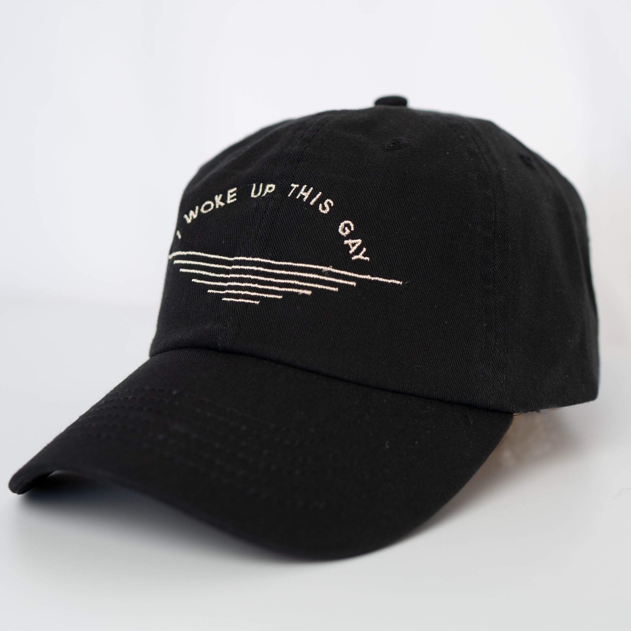 I Woke Up This Gay Maddy Hat in Black — gender neutral queer hat