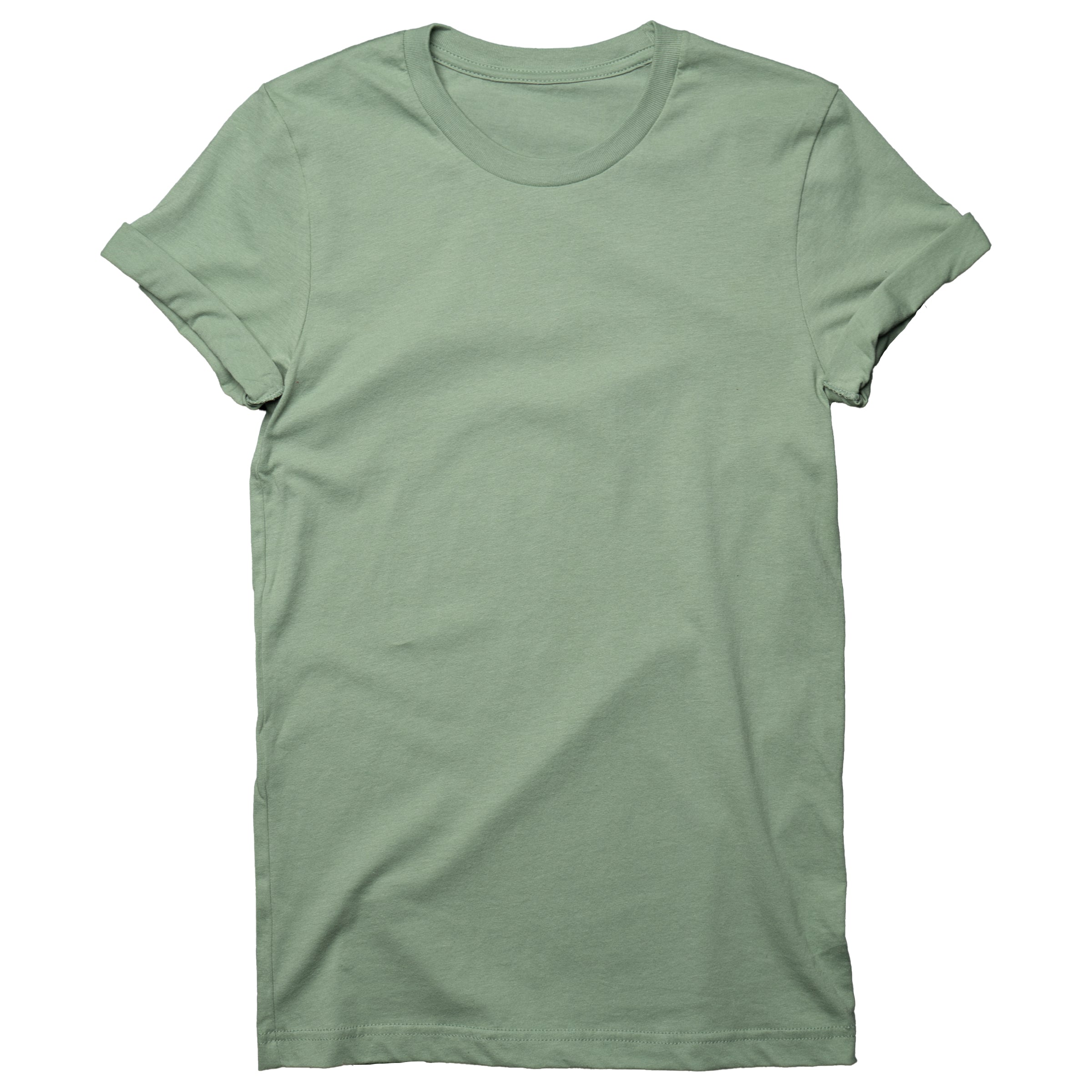 AF Cotton Crew Neck in Sage — androgynous gender neutral basics for queer style