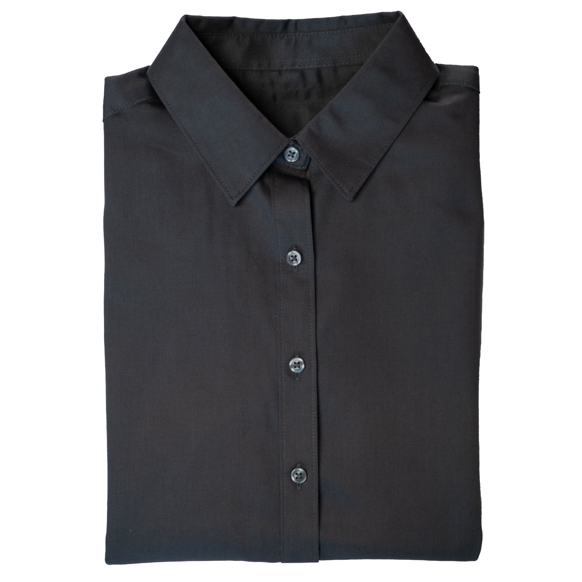 Swift Fox Twill Button Up Short Sleeve in Dark Grey — Androgynous Fox androgynous button up shirt