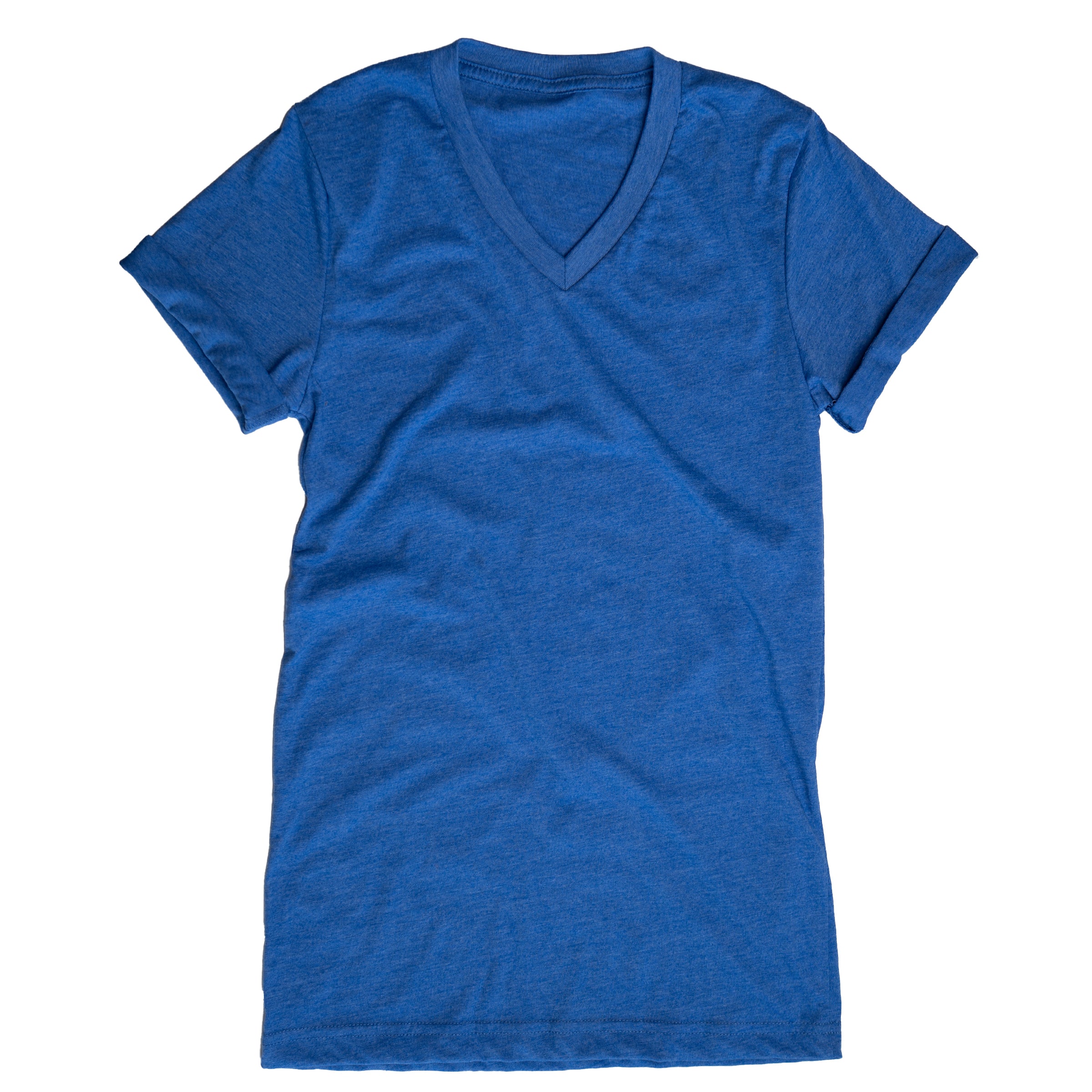 AF Basics V Neck tee in Blue — androgynous gender neutral basics for queer style