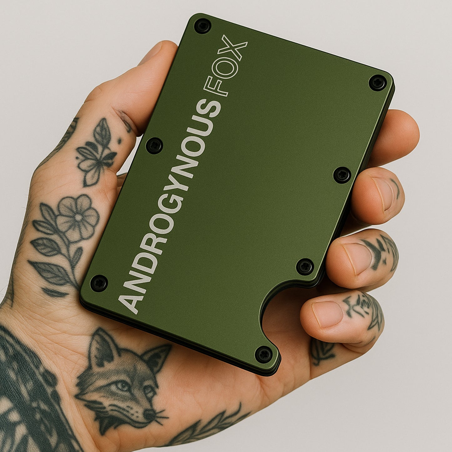 Androgynous Fox | Metal Wallet