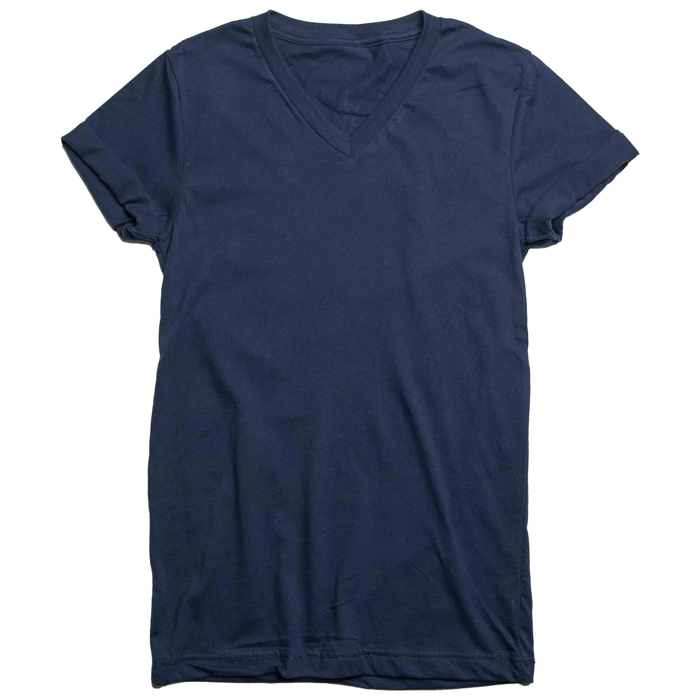 AF Basics V Neck tee in Navy — gender neutral androgynous basics for queer style