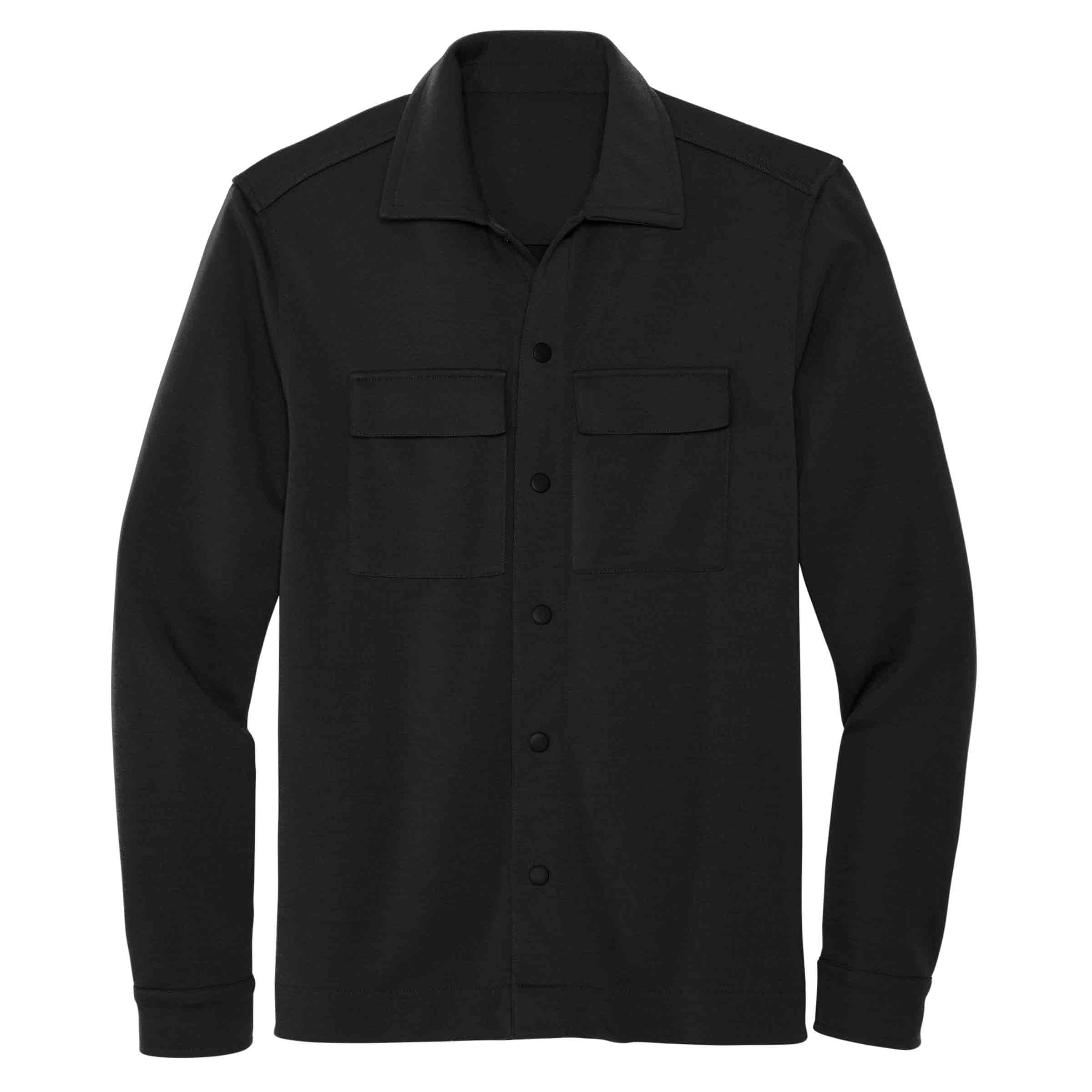 AF Shirt Jacket in Black — gender neutral queer outerwear for non-binary style