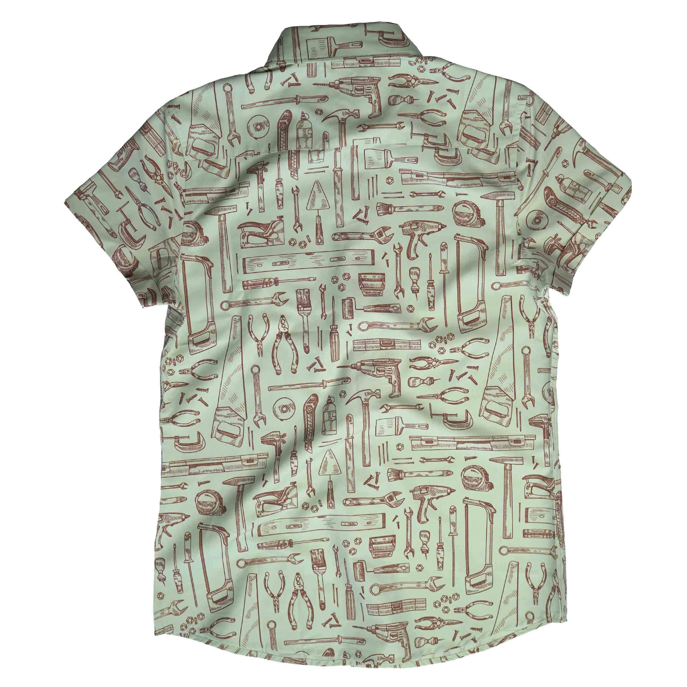 The April Short Sleeve Button Up — Androgynous Fox unisex dress clothes