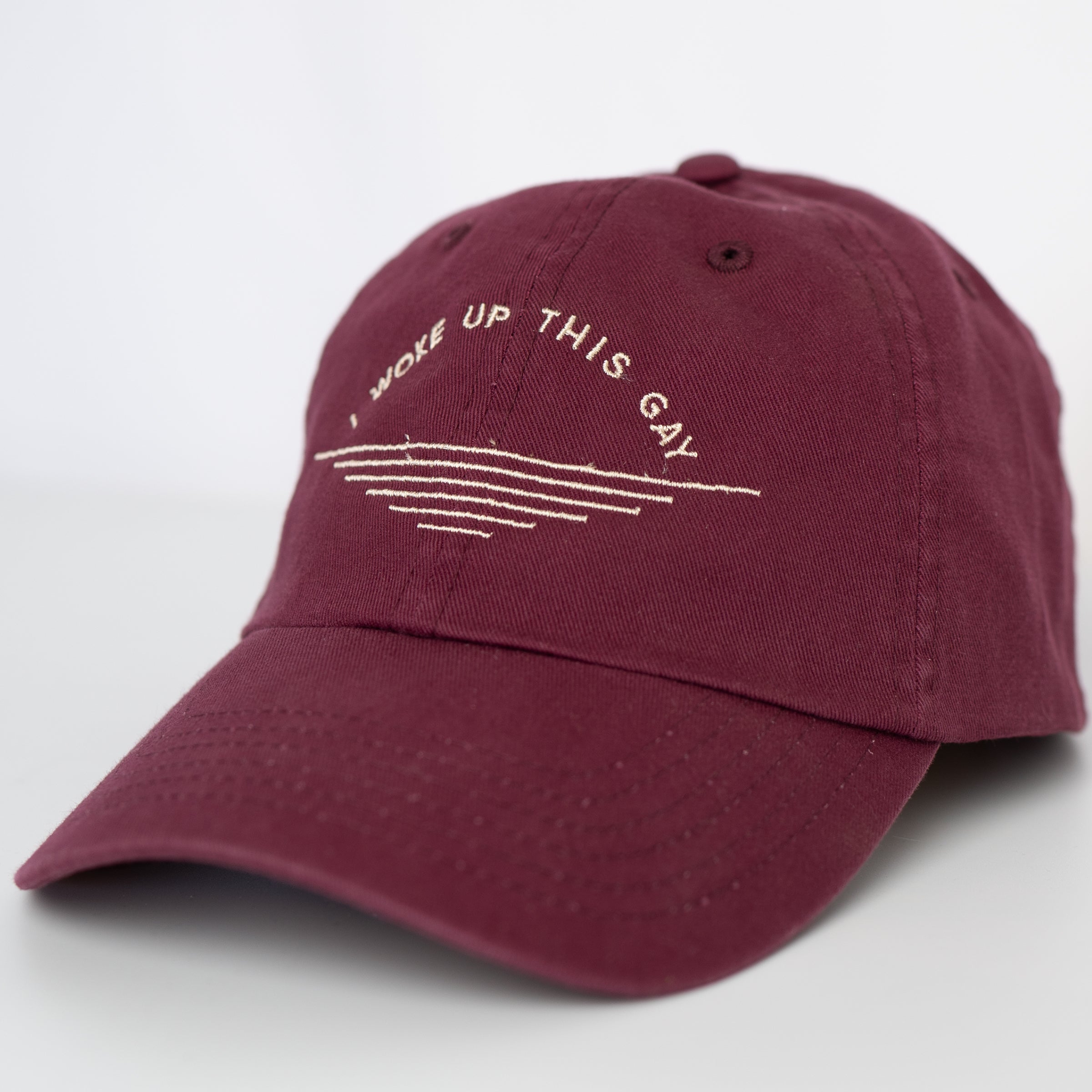 I Woke Up This Gay Maddy Hat in Red — LGBTQ+ queer accessory