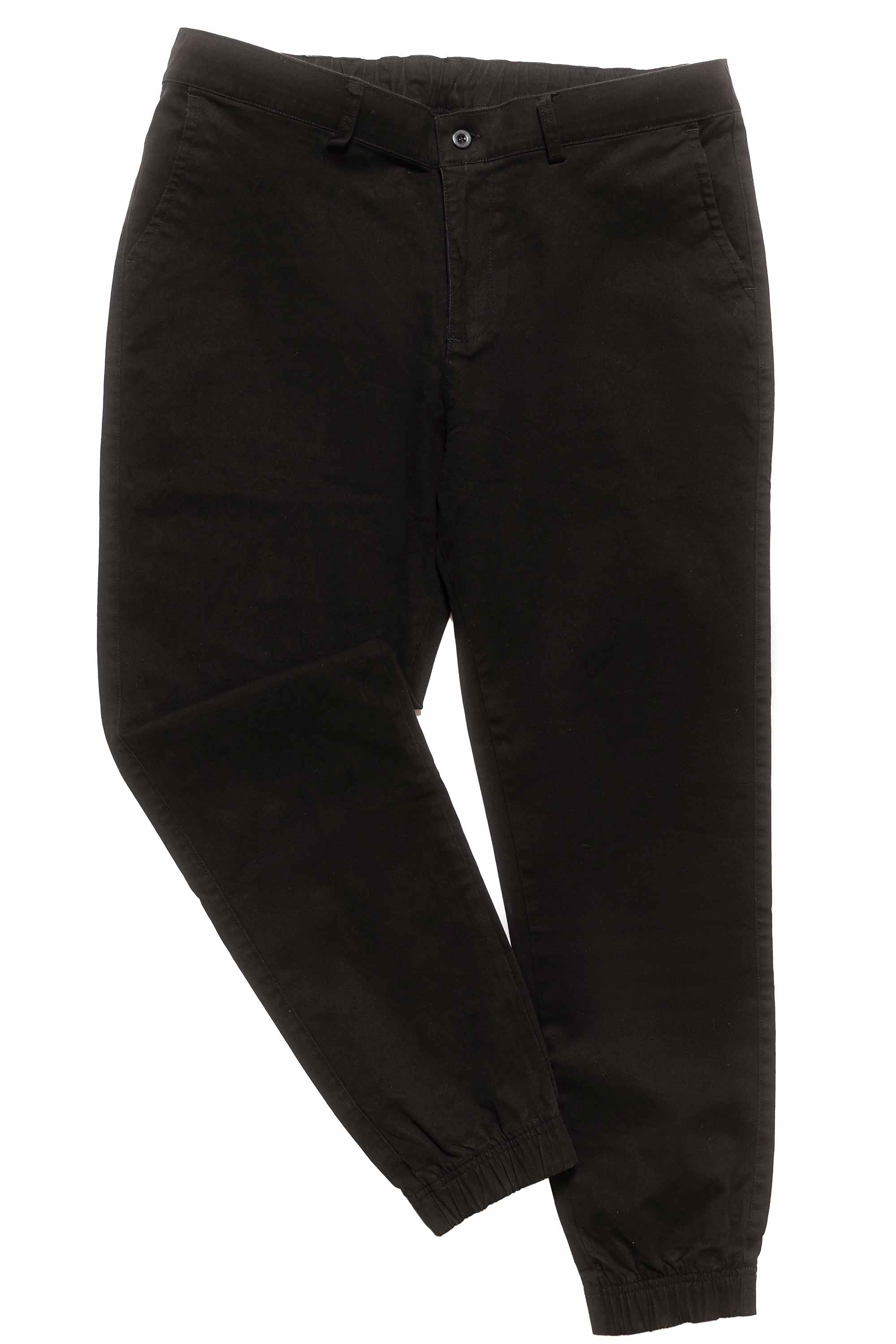 Androgynous Fox joggers in Black — genderless pants for androgynous and non-binary style