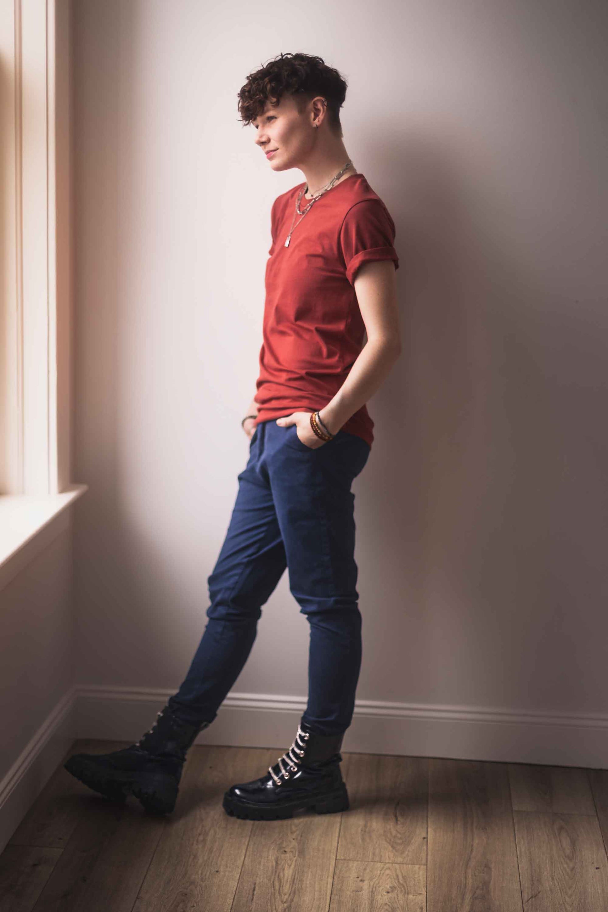 Androgynous Fox | Jogger Khakis