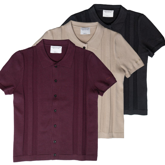 Knit Camp Button Up