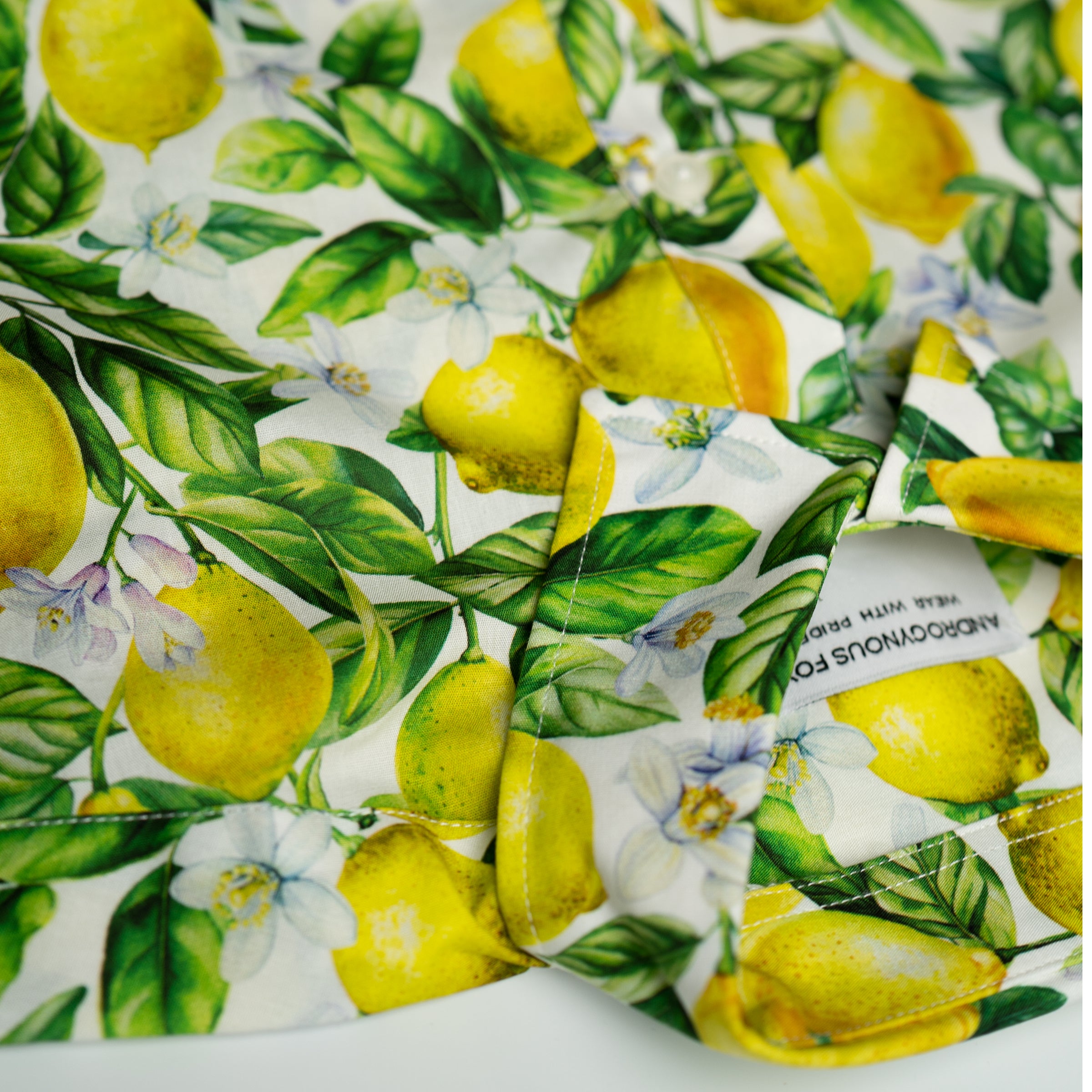 The Zinger V2 Lemon button-up styled — androgynous queer clothing for non-binary summer style