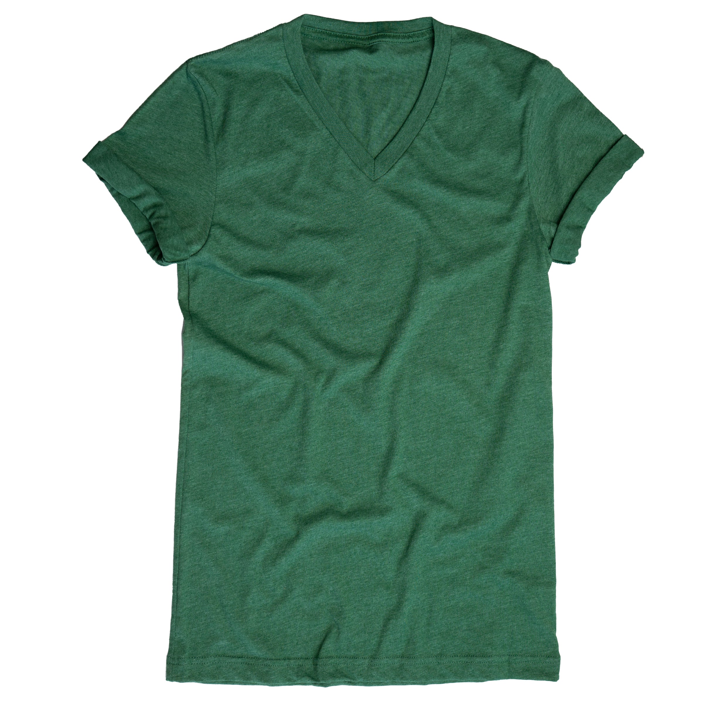 AF Basics V Neck tee in Green — gender neutral queer basics for non-binary style