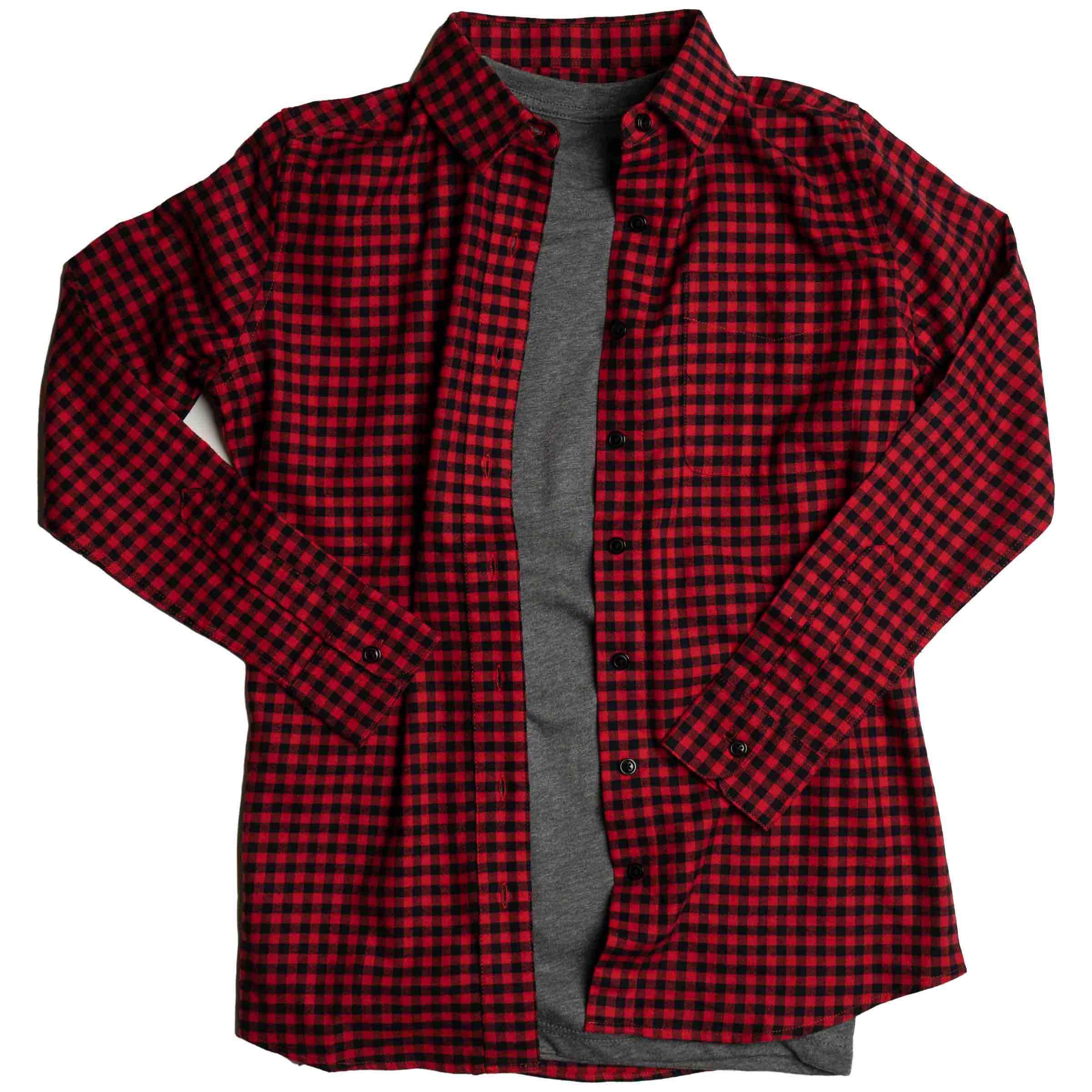 AF Tailored Flannel in The Sawyer styled as a layer — gender neutral queer outerwear