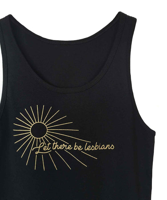 Let There Be Lesbians Black Tank Top